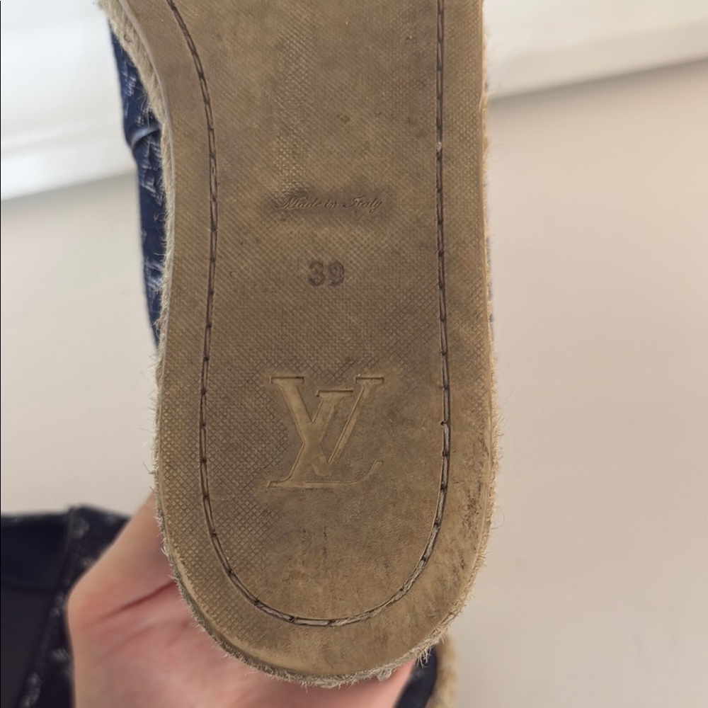 Louis Vuitton Navy Espadrilles for Woman - Picture 2 of 4